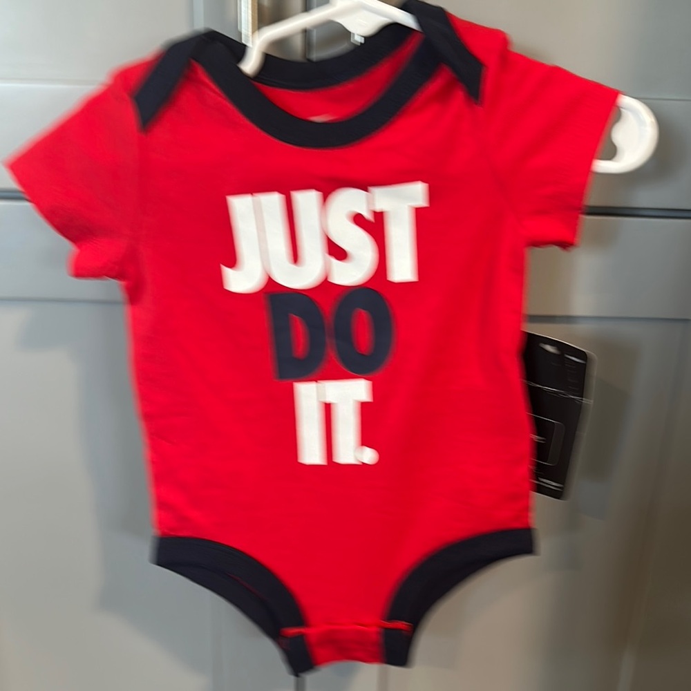 Nike Red Baby One Piece